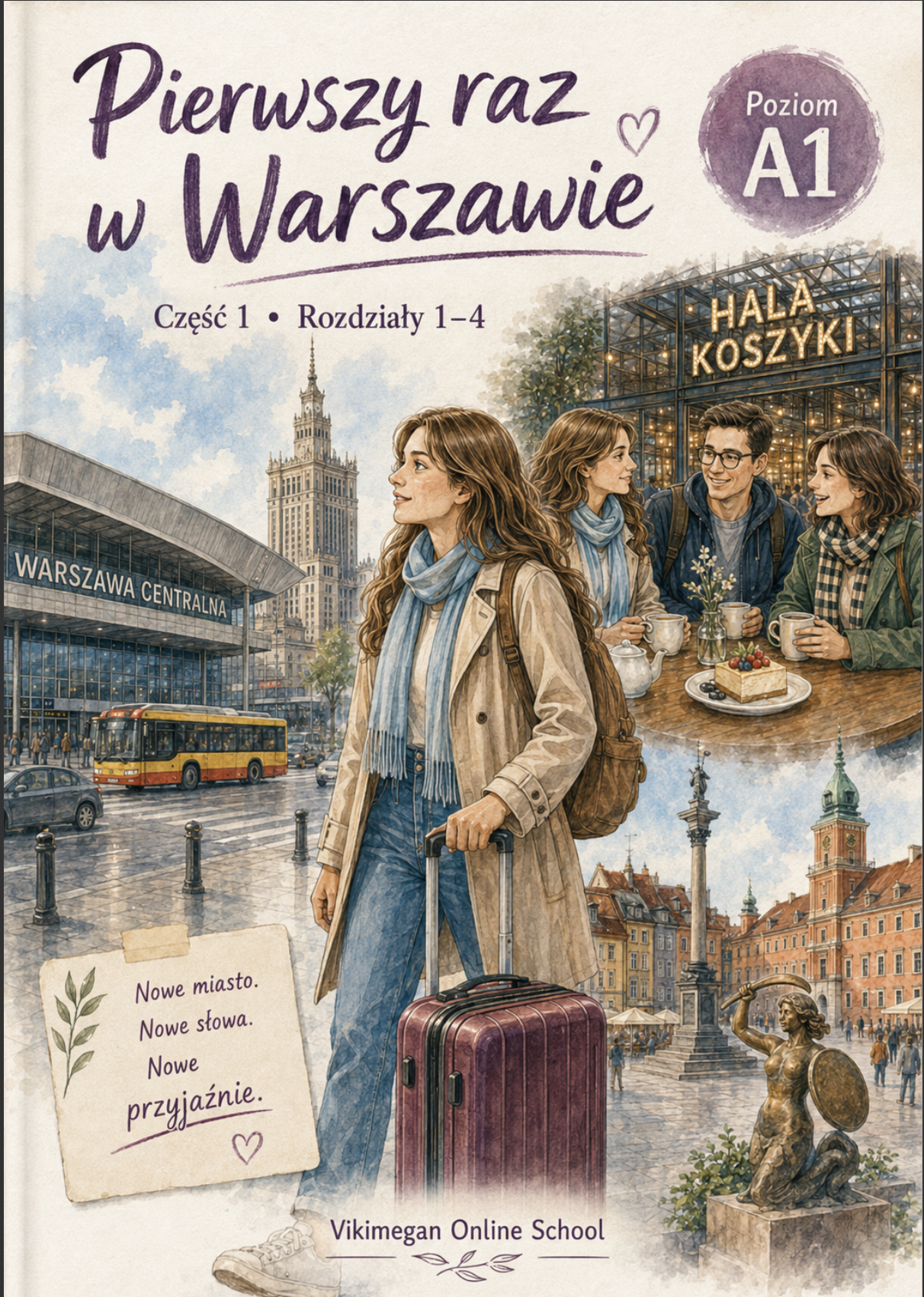„Pierwszy raz w Warszawie” | Ілюстрована книга польською A1